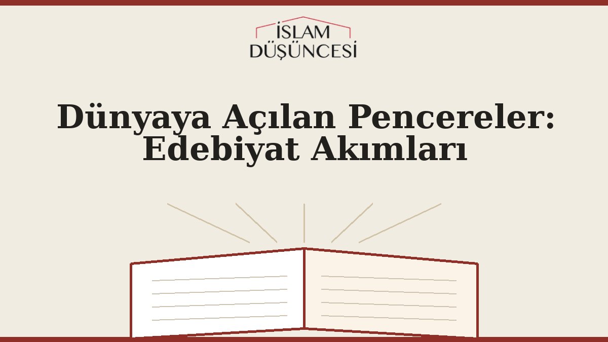 Dünyaya Açılan Pencereler: Edebiyat Akımları