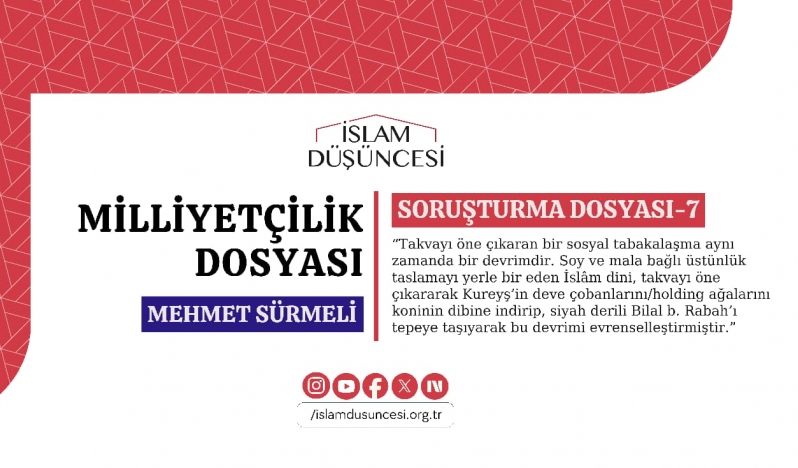 Mehmet Sürmeli: Takvayı öne çıkaran sosyal tabakalaşma bir devrimdir