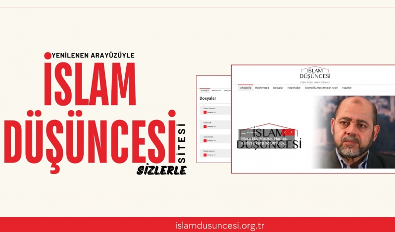 Yenilenen arayüzüyle İslam Düşüncesi sitesi yayında!