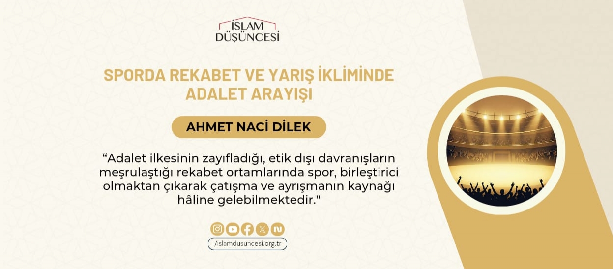 Sporda Rekabet ve Yarış İkliminde Adalet Arayışı