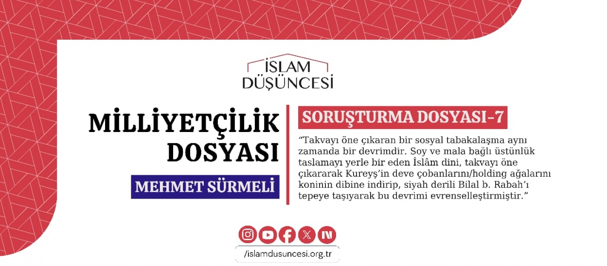 Mehmet Sürmeli: Takvayı öne çıkaran sosyal tabakalaşma bir devrimdir